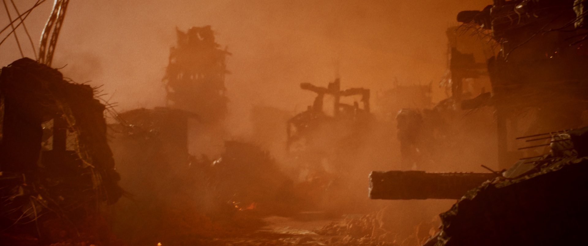 Genesis — Post-apocalyptic cityscape ruins